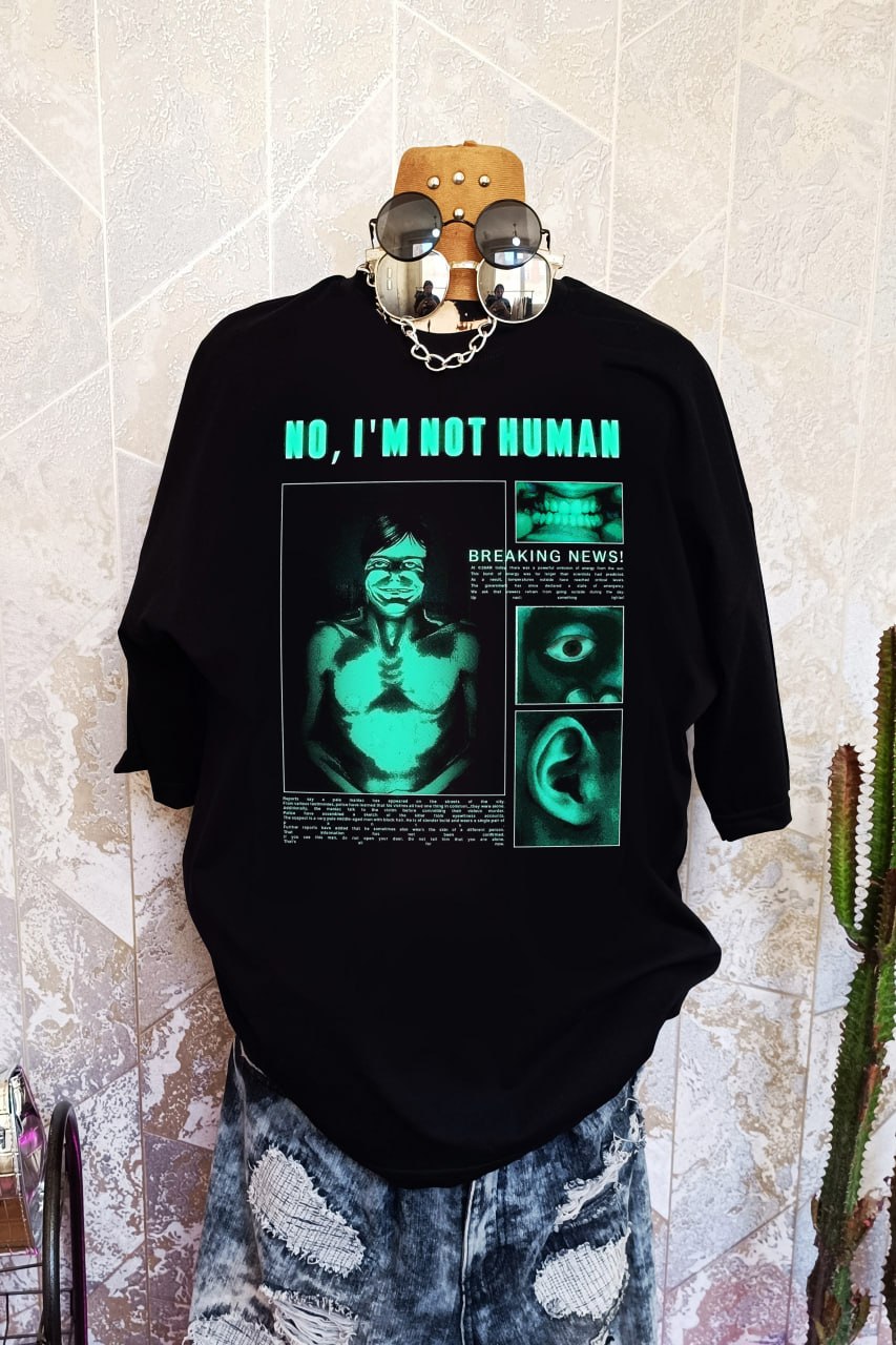 تیشرت گیم بازی no I'm not a human