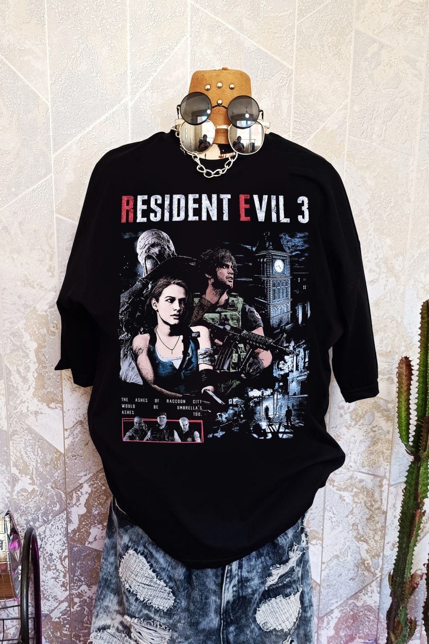 تیشرت گیم بازی resident evil 3 رزیدنت ایول جیل ولنتاین