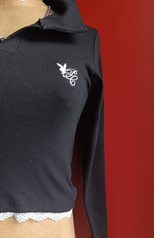 پولوشرت آستین بلند y2k